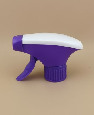 Pulverizador de gatillo simple de doble color blanco y púrpura K101-6 para limpieza doméstica