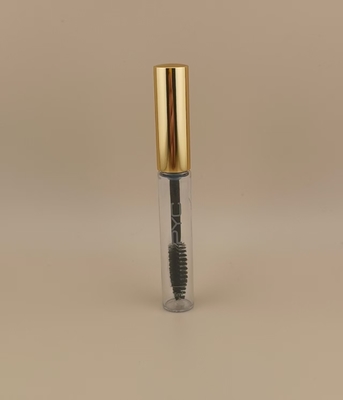 Bottled Eye Lash Brush with Golden Screw Lid for Women