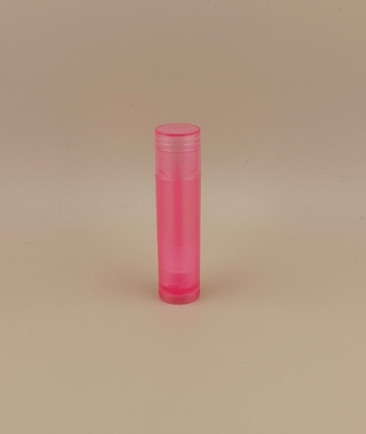 Small Ribbed Clear Rose Lip Balm Packaging for Lipsticks