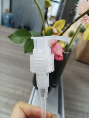 Bomba de loción 24 410 28 410 Plástico PP Bomba de líquido para lavado de manos Tipo de empuje de rosca