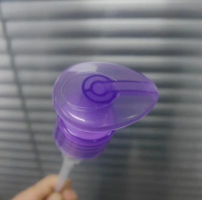 Pampilla de loción para el cuerpo de color púrpura transparente sin derrames 1,20 - 1,50 ml/T