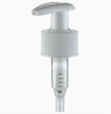 Bomba de loción PP con cierre de rosca fina, cabezal de silla de montar, bomba de loción de plástico con cierre de rosca