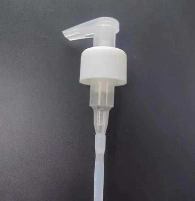 Dispensador de loción de material PP personalizado verde bomba con cerradura de clip para loción de cuidado de la piel de jabón líquido