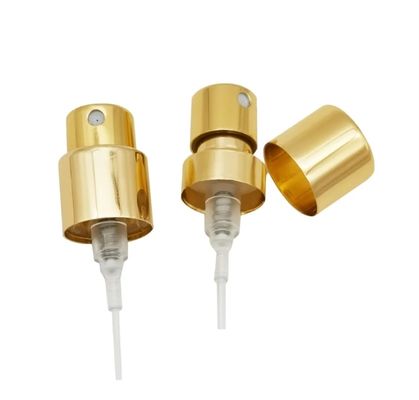 Atomizador de perfume de aluminio de alta calidad con bomba de crimpado para pulverización fina de perfume