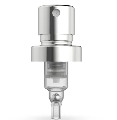 Atomizador de perfume de niebla fina 0.10cc Aluminio Plata