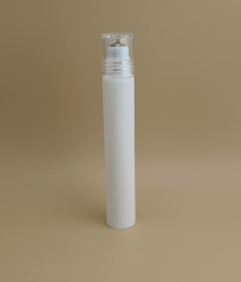 Diseño delicado de tubo flexible rodante de plástico blanco para cuidado de la piel