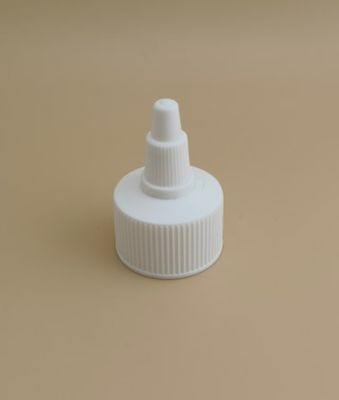 Tapón de jalea de plástico blanco con costillas para botellas de pintura