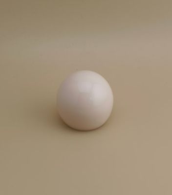 Capa esférica lisa de plástico blanco de arroz para botellas cosméticas
