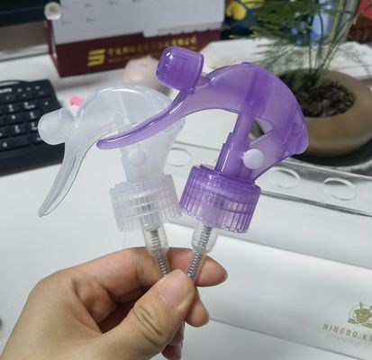 Rociador de gatillo mini transparente para limpieza del hogar