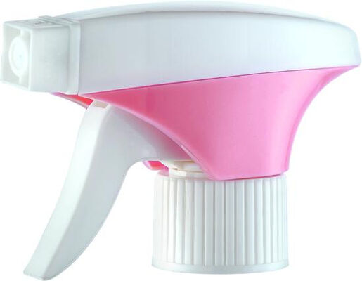 Pulverizador de gatillo doble 28 mm 28/400 Pulverizador de gatillo de jardín de plástico de color rosa blanco