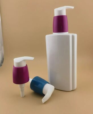 Personaliza la bomba de crema de color blanco con tapa completa bomba de tratamiento para botella de base