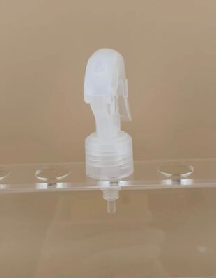 Mini pulverizador de gatillo de plástico transparente para botellas y peluquería