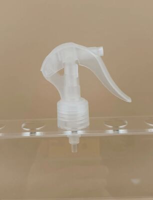 Mini pulverizador de gatillo de plástico transparente para botellas y peluquería