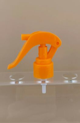 Pulverizador de disparo pequeño de plástico naranja para peluquería