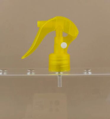Mini pulverizador de gatillo amarillo para limpieza del hogar