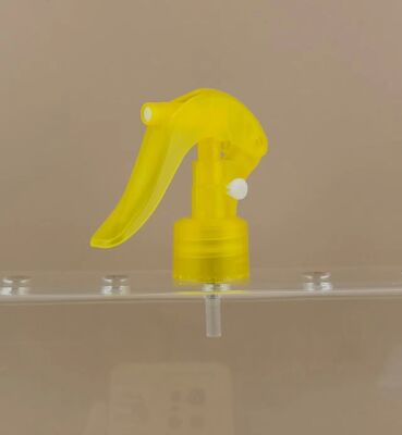 Mini pulverizador de gatillo amarillo para limpieza del hogar