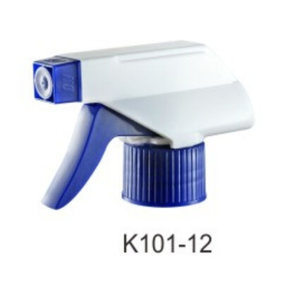 Rociador de gatillo plástico K101-12 de cabeza cuadrada de 28 mm de color personalizado al por mayor