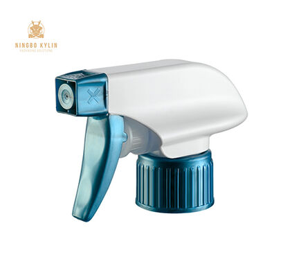 Fábrica de venta al por mayor 28 mm de plástico de color ajustable boquilla de niebla rociador limpio jardín rociador de disparador