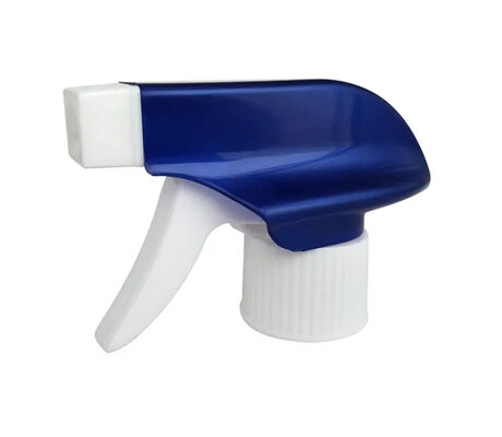 Fábrica de venta al por mayor 28 mm de plástico de color ajustable boquilla de niebla rociador limpio jardín rociador de disparador