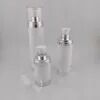 Lujo Recargable 30ml Around Spray plástico Cosmético Sero Loción Acrílico Flasca de la bomba sin aire