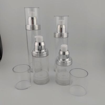 Botella de la bomba sin aire para la dispensación de cosméticos 30 ml 50 ml como loción de crema líquida de viaje