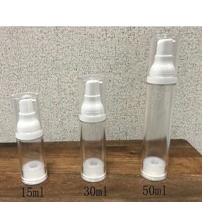 Botella cosmética sin aire 30 ml Loción cosmética / Spray de niebla fina Botella de bomba sin aire