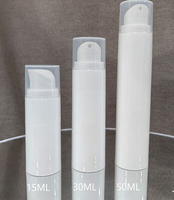 15 ml 30 ml 40 ml 50 ml Botella cosmética sin aire Crema para el cuerpo Botella de bomba hermética sin aire