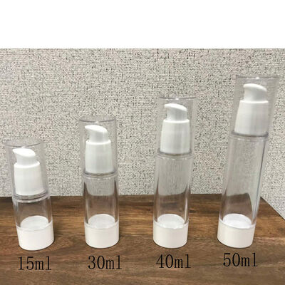 Botella privada de aire de la bomba del nuevo diseño plástico cosmético vacío personalizado de la botella privada de aire
