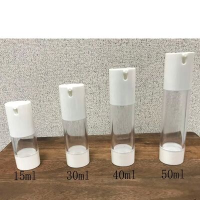 Botella privada de aire de la bomba del nuevo diseño plástico cosmético vacío personalizado de la botella privada de aire