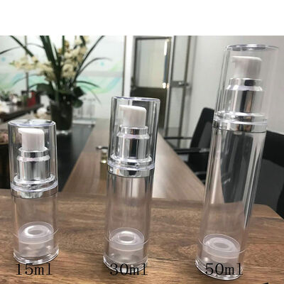5ml 10ml 15ml Blanco Rosa Azul Negro Loción sin aire Bomba de PP Botella sin aire Cosméticos Viajes de lujo Botella sin aire