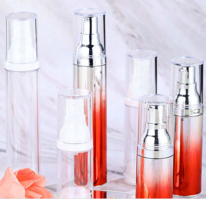 Botellas vacías de 15 ml y 30 ml sin aire para loción para el cuidado de la piel con pulverizador de bomba