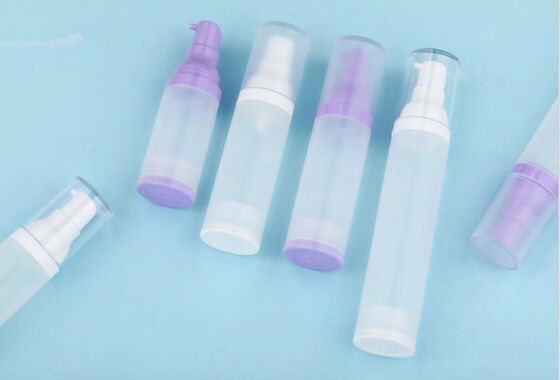 Botellas vacías de 15 ml y 30 ml sin aire para loción para el cuidado de la piel con pulverizador de bomba