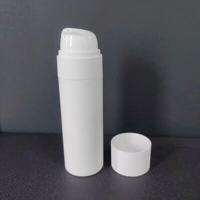Biodegradable Botellas de bomba sin aire de plástico reciclable Botella de loción vacía Botella de plástico mono material Botella cosmética