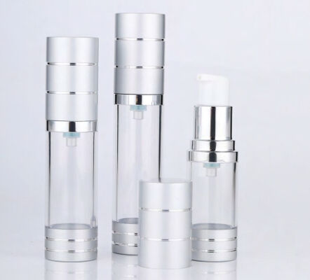 Botella de vacío sin aire de la bomba de loción de plástico con tapa de la bomba Embalaje cosmético K18-2 5ml 10ml 12ml 15ml
