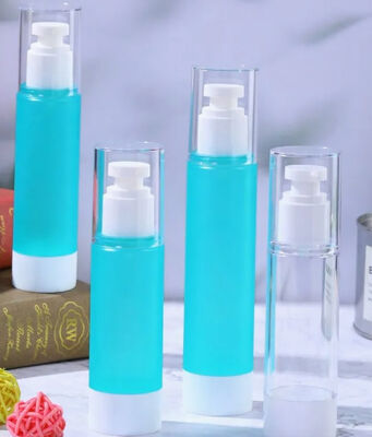 Los PP plásticos vacían la botella privada de aire cosmética K25-1 10ml 15ml del suero de la loción de la bomba