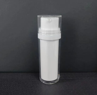 Botella cosmética privada de aire recargable de espuma de agua delgada de lujo con bomba para cuidado de la piel