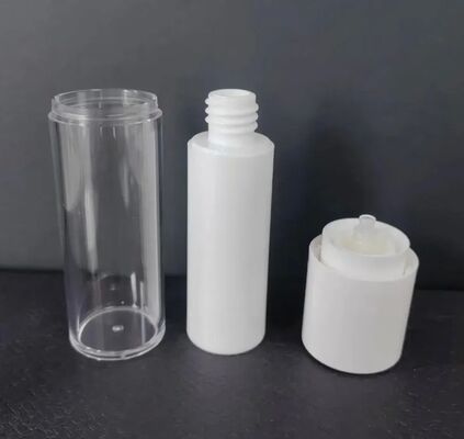 Botella cosmética privada de aire recargable de espuma de agua delgada de lujo con bomba para cuidado de la piel