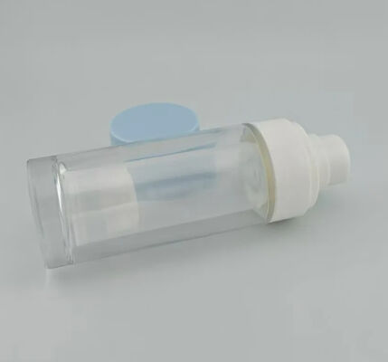 Dispensador privado de aire de cristal 15ml 30ml 50ml del suero de la botella de la bomba de la loción