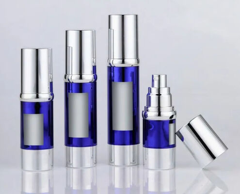 Loción cosmética para el cuidado de la piel Crema suero bomba sin aire botella de vacío plástico 30ml