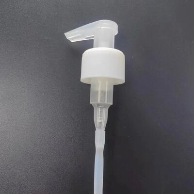Todo de plástico sin metal Primavera de limpieza facial de la loción de la bomba con cerradura de clip