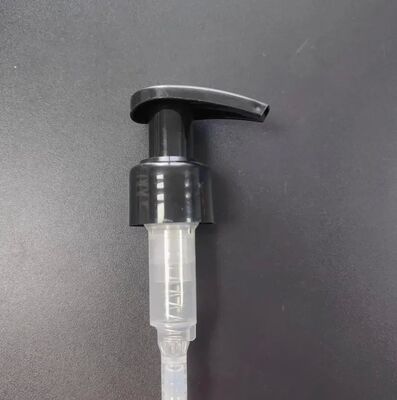 Bomba dispensadora de loción de mano de bambú de 28 mm de cuello largo para botella de champú K202-9