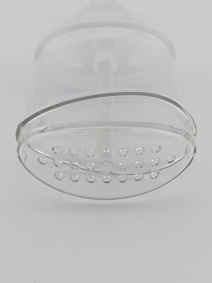 50 ml de gel vacío redondo de desodorante rellenable envasado con bastón de desodorante envasado con tubo de torsión