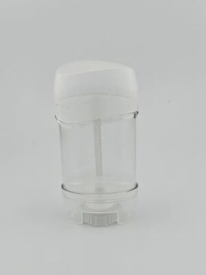 50 ml de gel vacío redondo de desodorante rellenable envasado con bastón de desodorante envasado con tubo de torsión