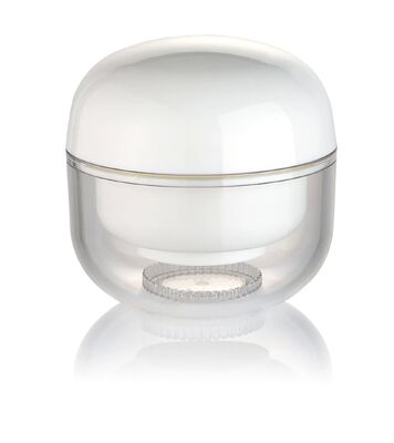 OEM Blanco PP 30g Crema Cosmética Jar redondo con tapa para Cosméticos
