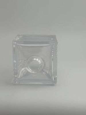 Botella de vidrio de perfume de diseño único de 30 ml con rociador
