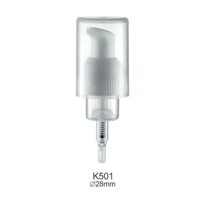 Dispensador de loción para lavado de manos, champú espumoso, jabón líquido de plástico PP de 28mm, bomba de espuma K501