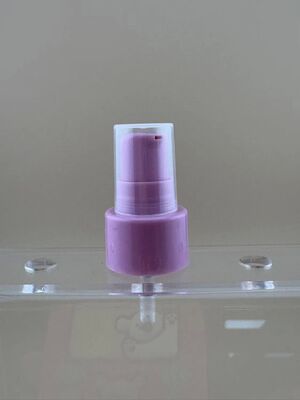 Bomba de tratamiento de loción con media tapa, embalaje cosmético púrpura, bomba de crema 20/410