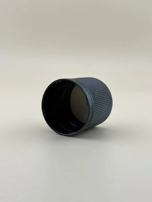 Bottle de vidrio negro 20/410 con tapa a prueba de alteraciones