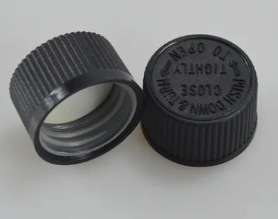 Embalaje de plástico con doble pared de 28 mm con tapa de tornillo con tapa a prueba de niños