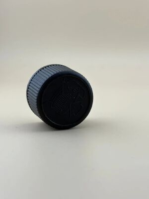 Embalaje de plástico con doble pared de 28 mm con tapa de tornillo con tapa a prueba de niños